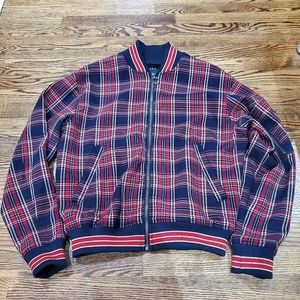 Zara Man cloth plaid bomber